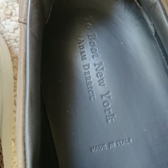 To Boot New York Racer Gray Perforated Suede Slip-On Sneaker SIZE 11 - Picture 11 of 15